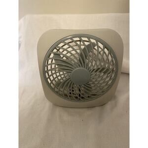 O2COOL Treva 5 Inch Battery Powered Fan Portable Desk Fan 2 Cooling Speeds